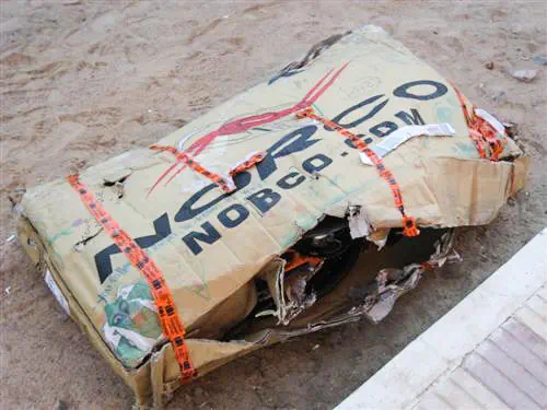 bike in a box damaged