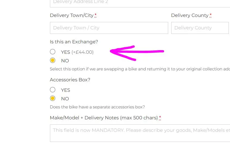 Bike Services UK Is this an Exchange