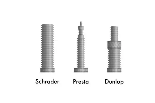 bicycle valve types presta schrader dunlop